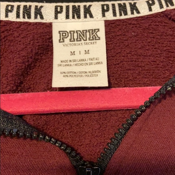 Victoria secret pink quarter zip - Picture 4 of 5